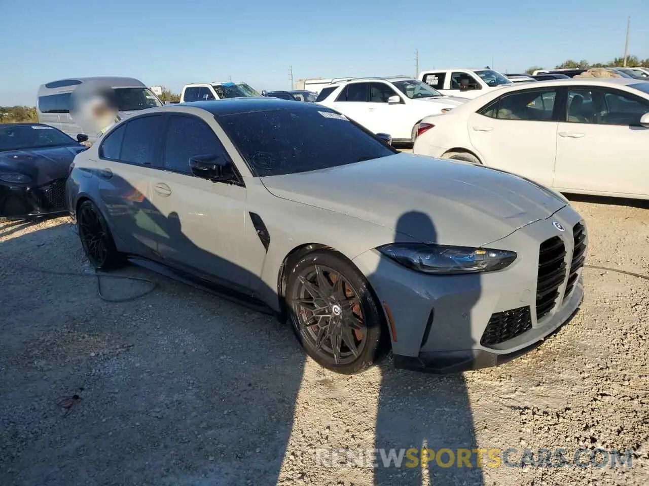 4 Photograph of a damaged car WBS43AY08PFN45012 BMW M3 2023