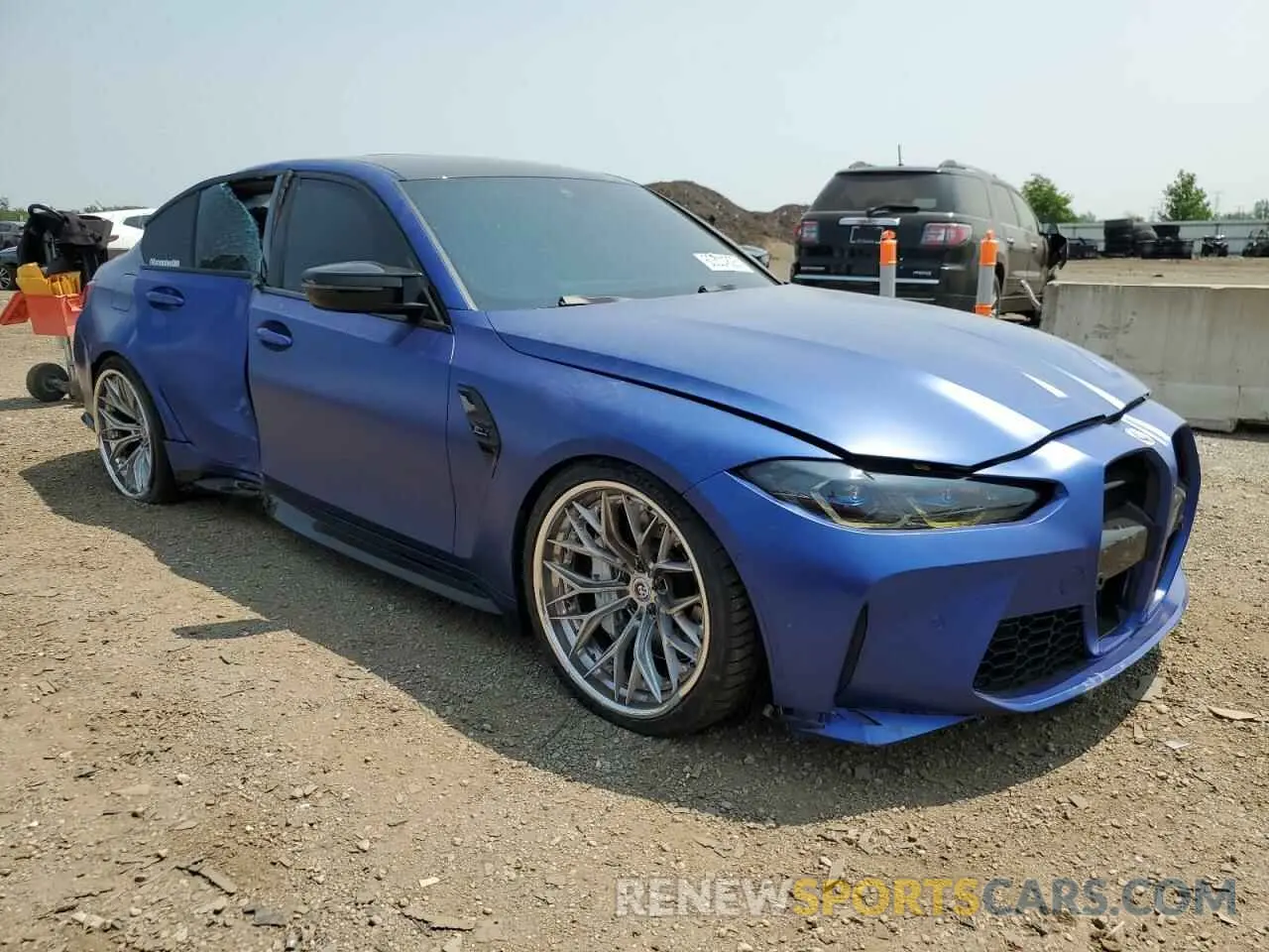 4 Photograph of a damaged car WBS43AY08PFP33058 BMW M3 2023