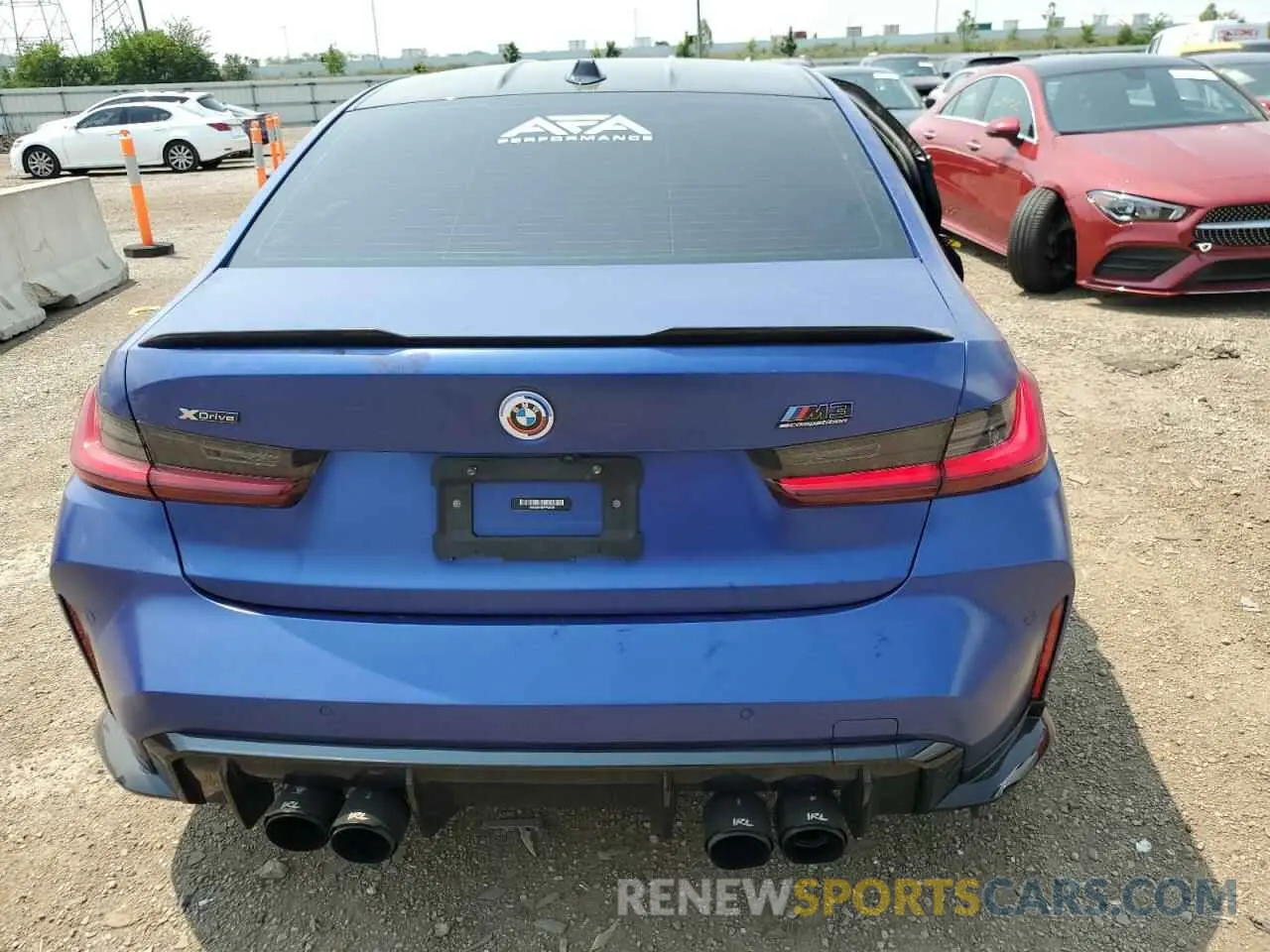 6 Photograph of a damaged car WBS43AY08PFP33058 BMW M3 2023