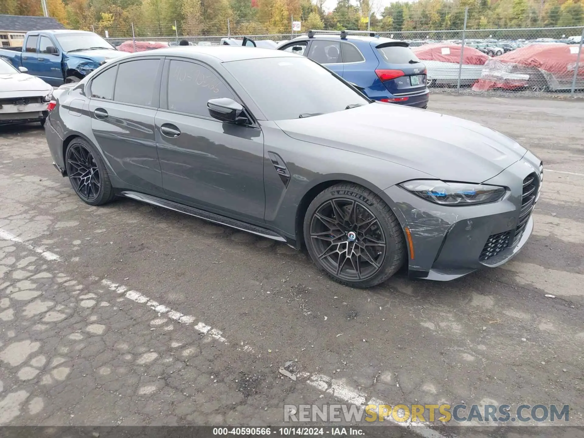 1 Photograph of a damaged car WBS43AY0XPFN63379 BMW M3 2023