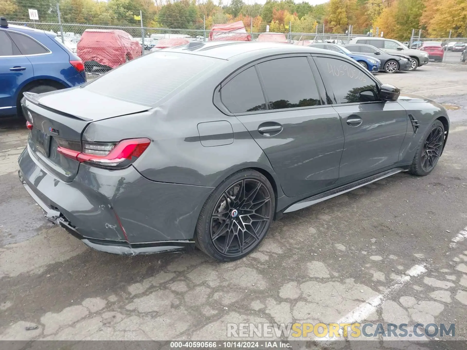 4 Photograph of a damaged car WBS43AY0XPFN63379 BMW M3 2023