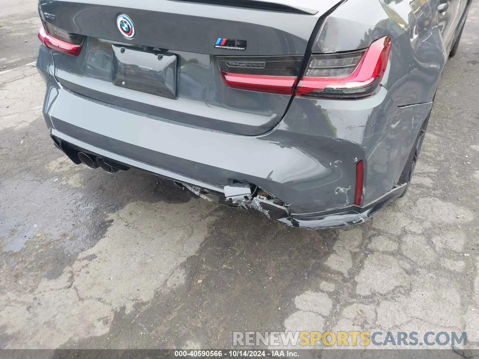 6 Photograph of a damaged car WBS43AY0XPFN63379 BMW M3 2023