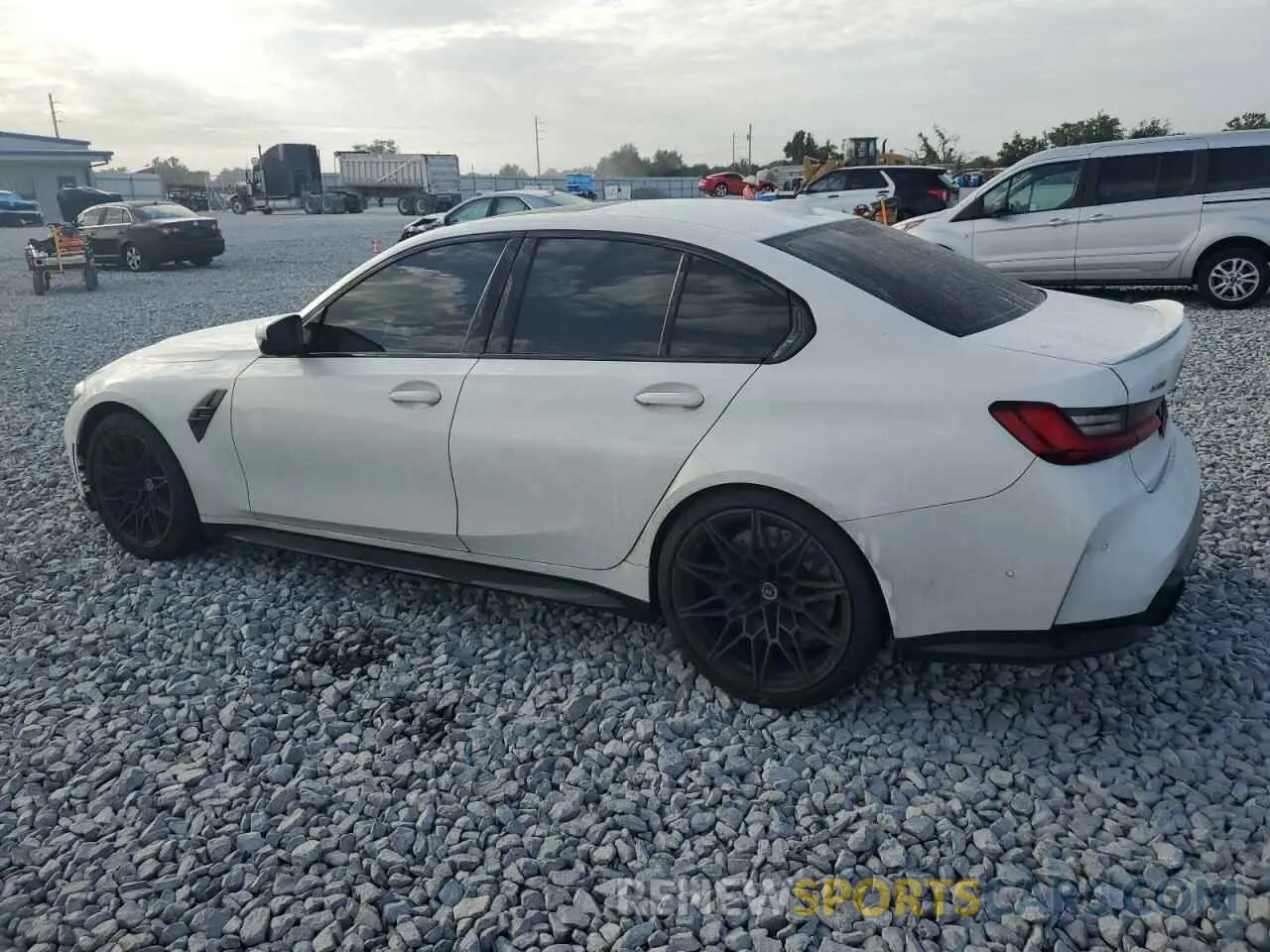2 Photograph of a damaged car WBS43AY0XPFN82319 BMW M3 2023