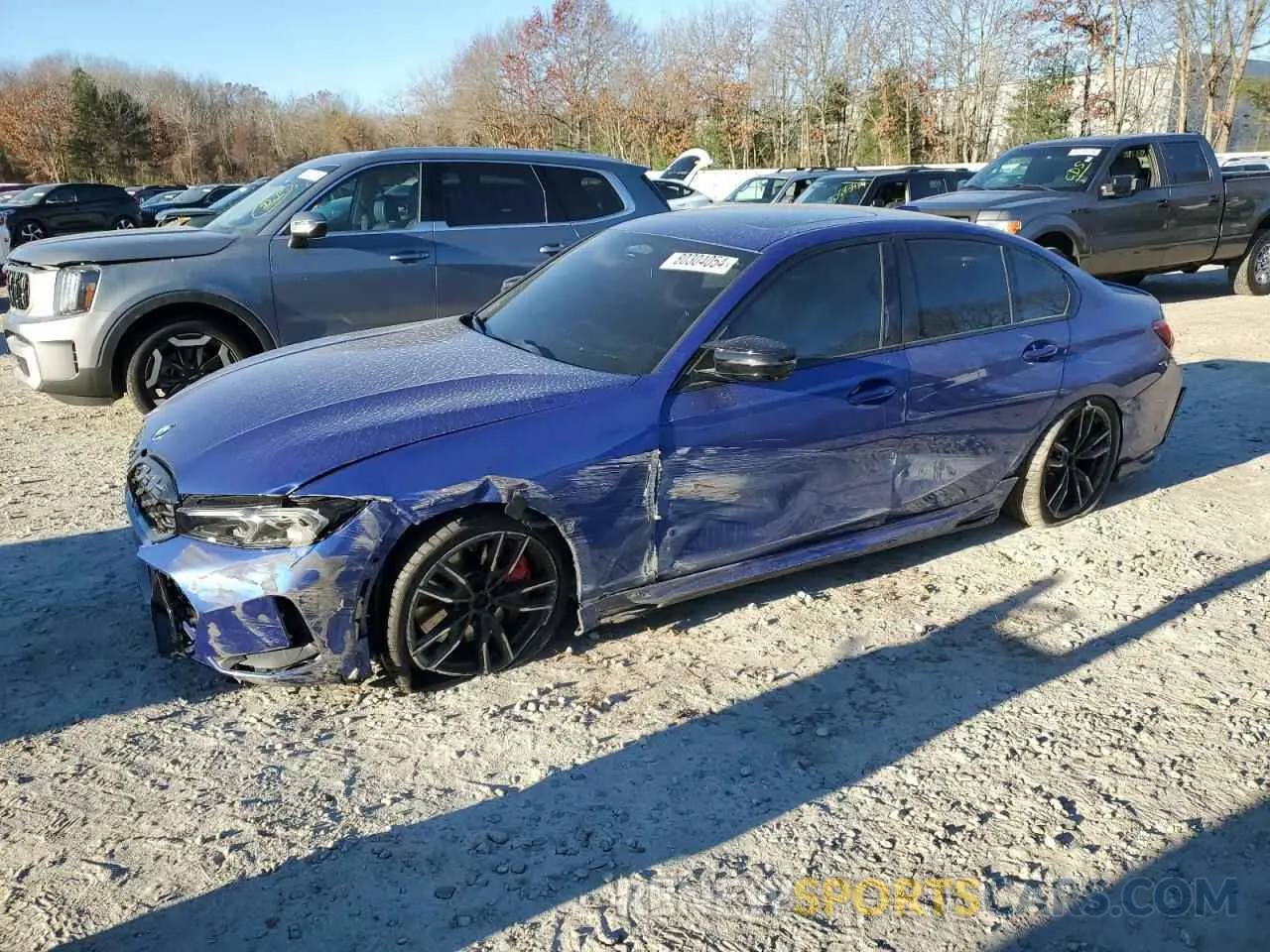 1 Photograph of a damaged car 3MW49FF00R8D93645 BMW M3 2024