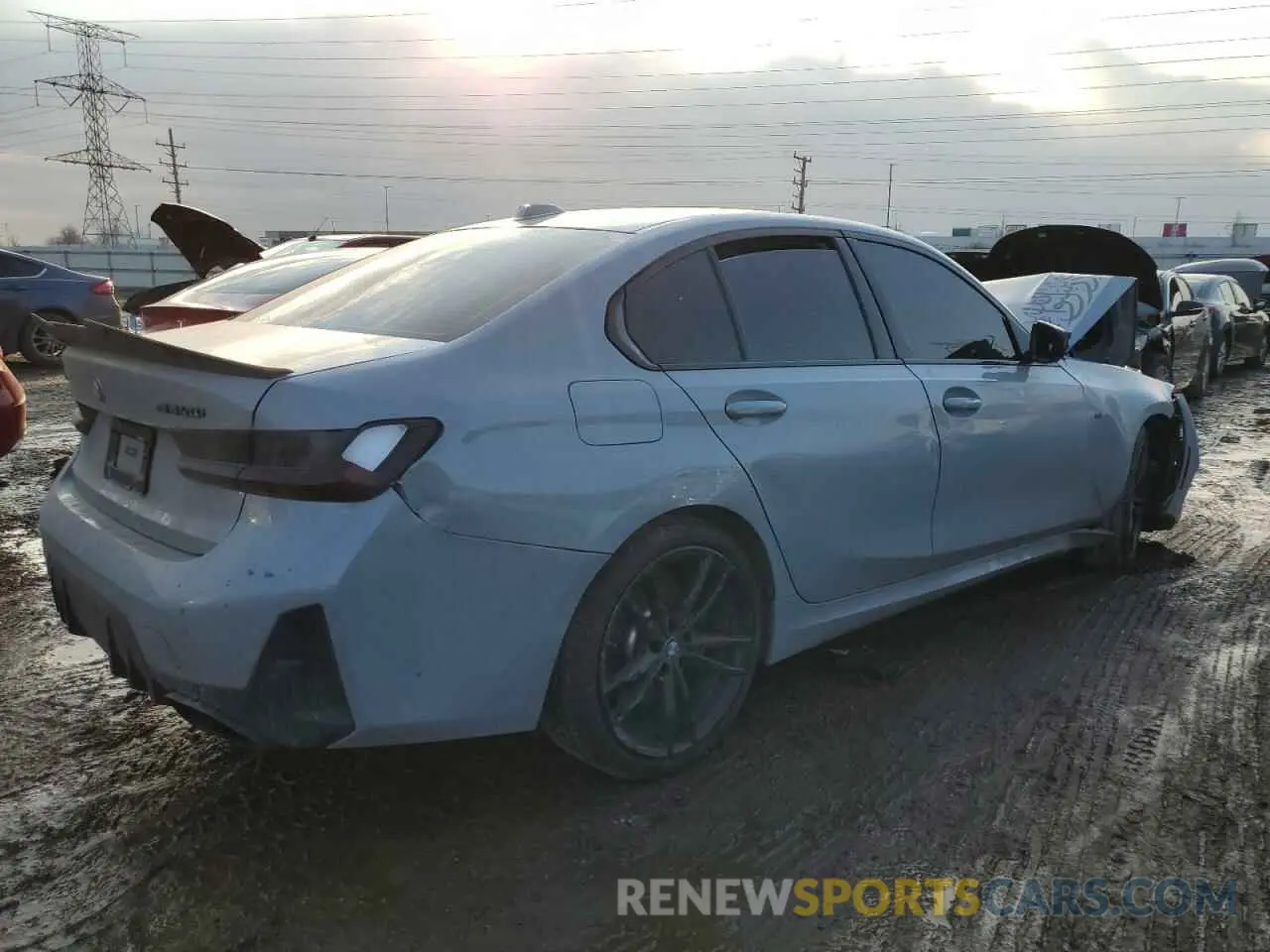 3 Фотография поврежденного автомобиля 3MW49FF08R8E53879 BMW M3 2024