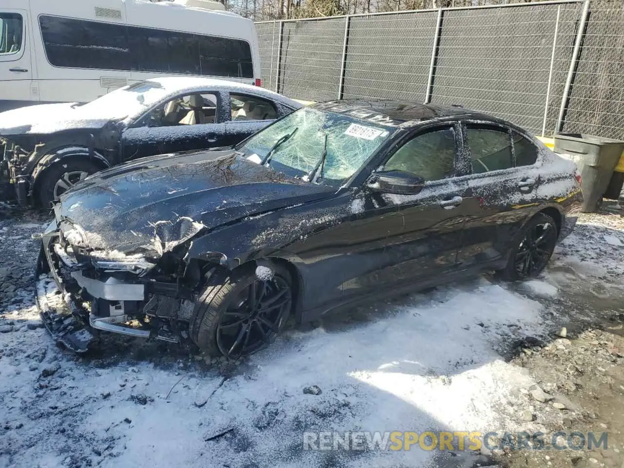 1 Photograph of a damaged car 3MW49FF09R8E10118 BMW M3 2024