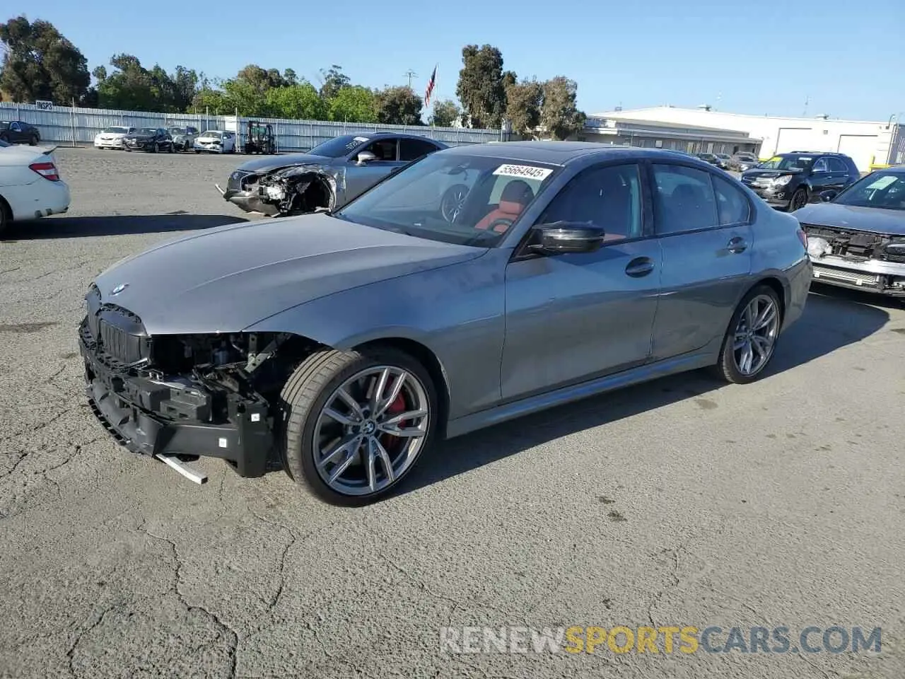 1 Photograph of a damaged car 3MW49FS07R8E68668 BMW M3 2024