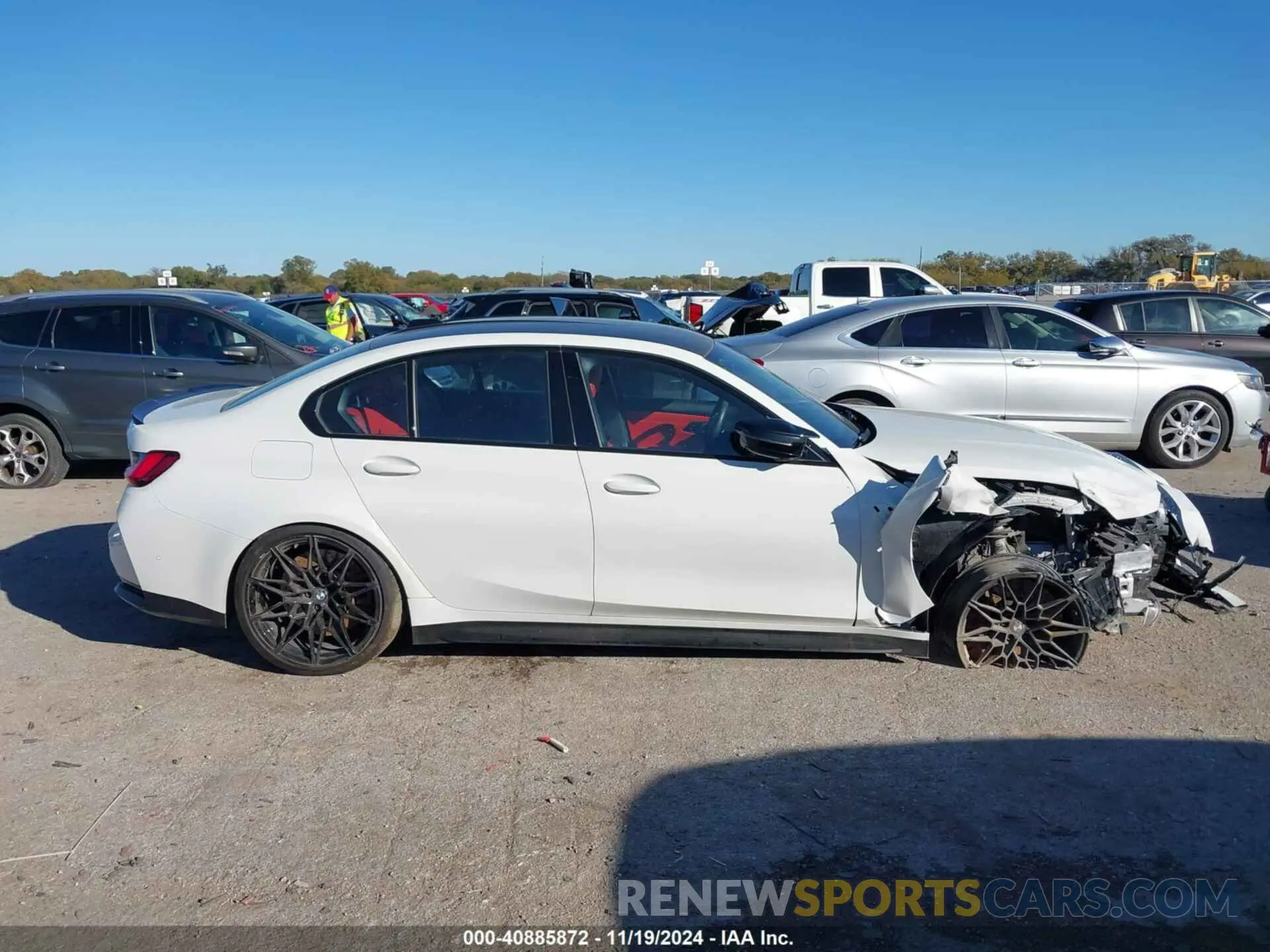 13 Photograph of a damaged car WBS43AY02RFS13358 BMW M3 2024