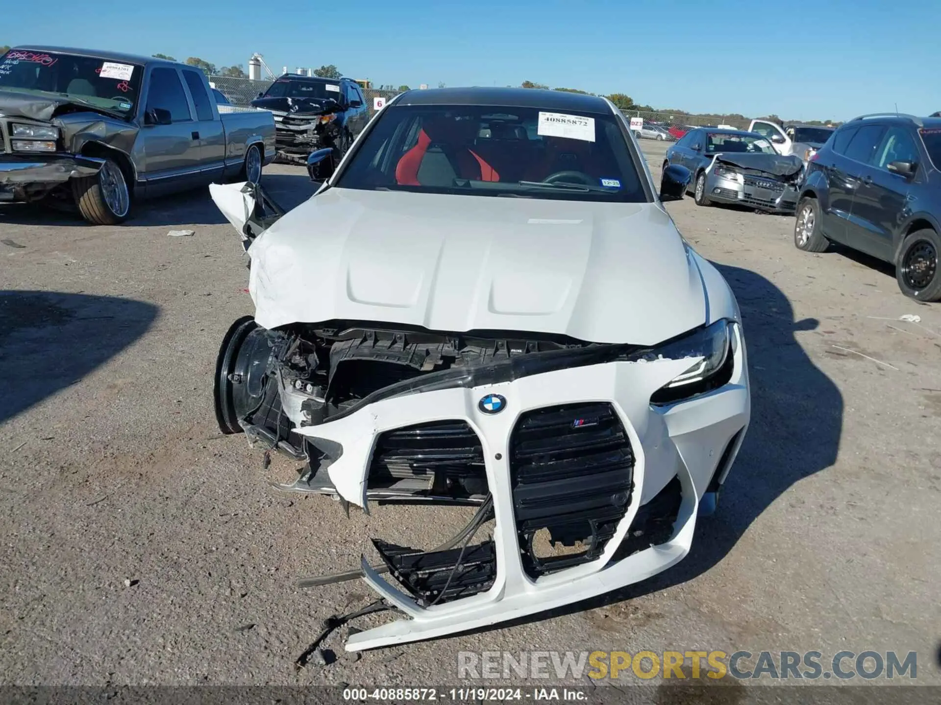6 Photograph of a damaged car WBS43AY02RFS13358 BMW M3 2024