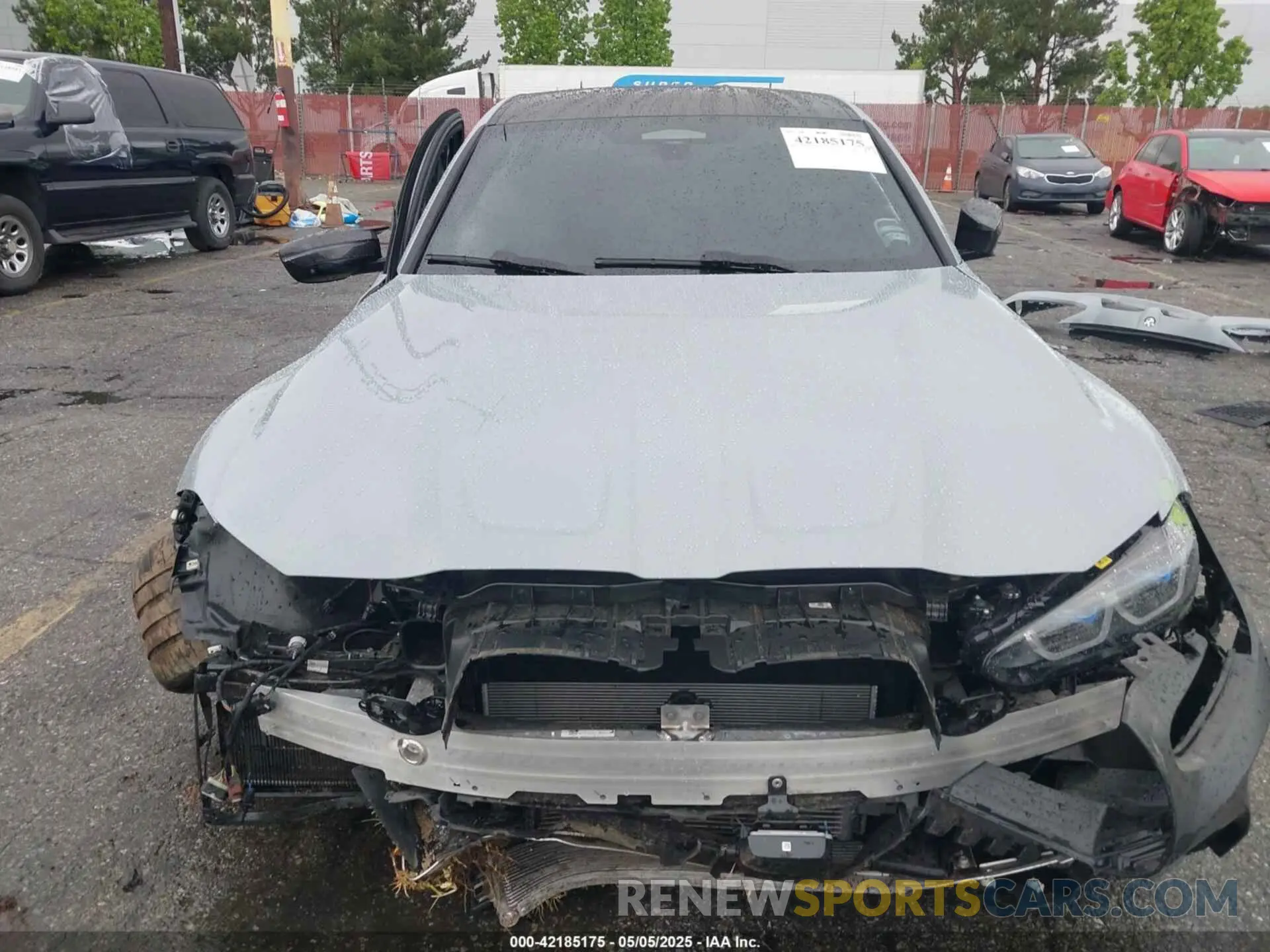 6 Photograph of a damaged car WBS43AY03RFT56948 BMW M3 2024
