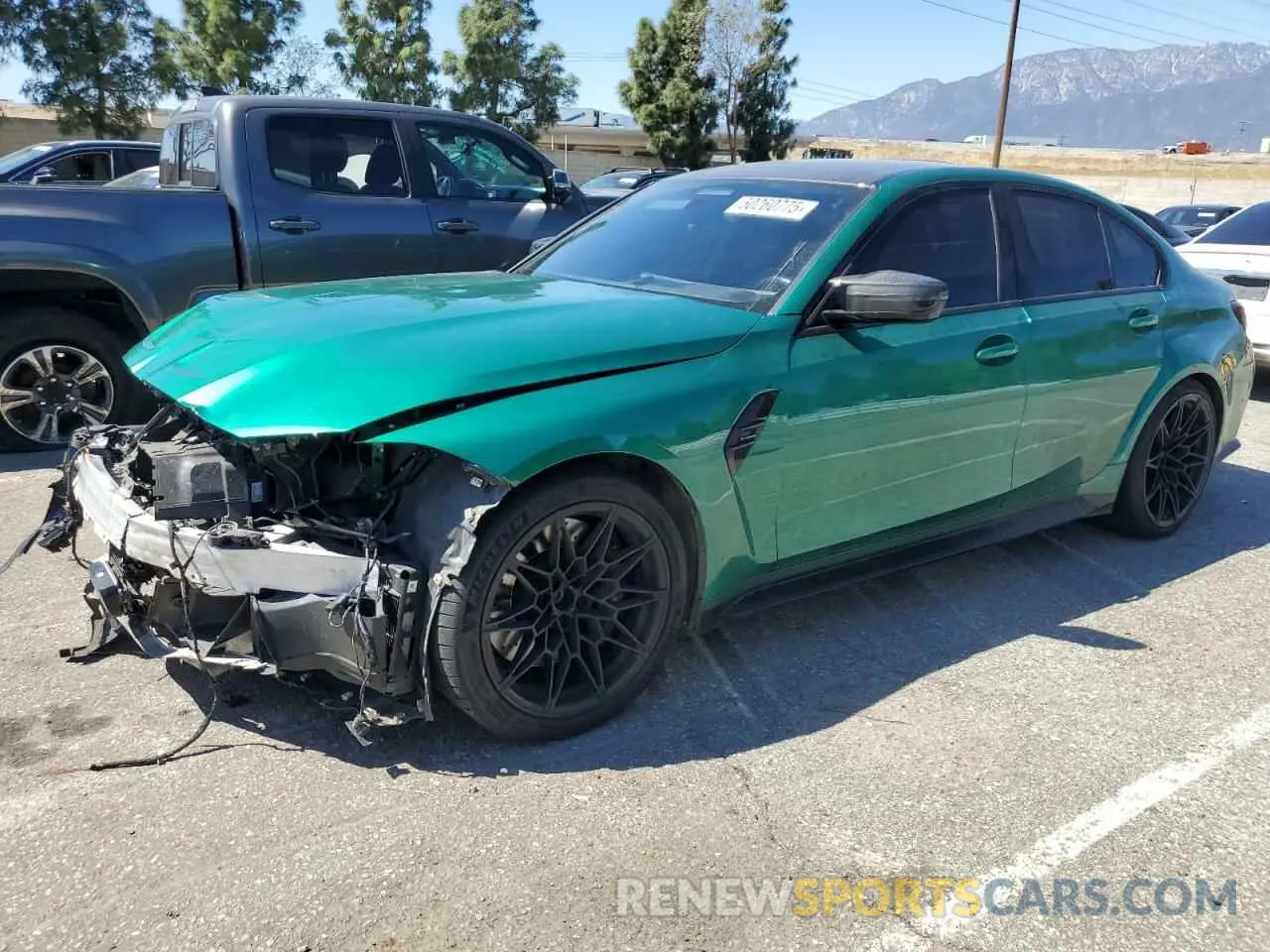 1 Фотография поврежденного автомобиля WBS43AY04RFR61948 BMW M3 2024