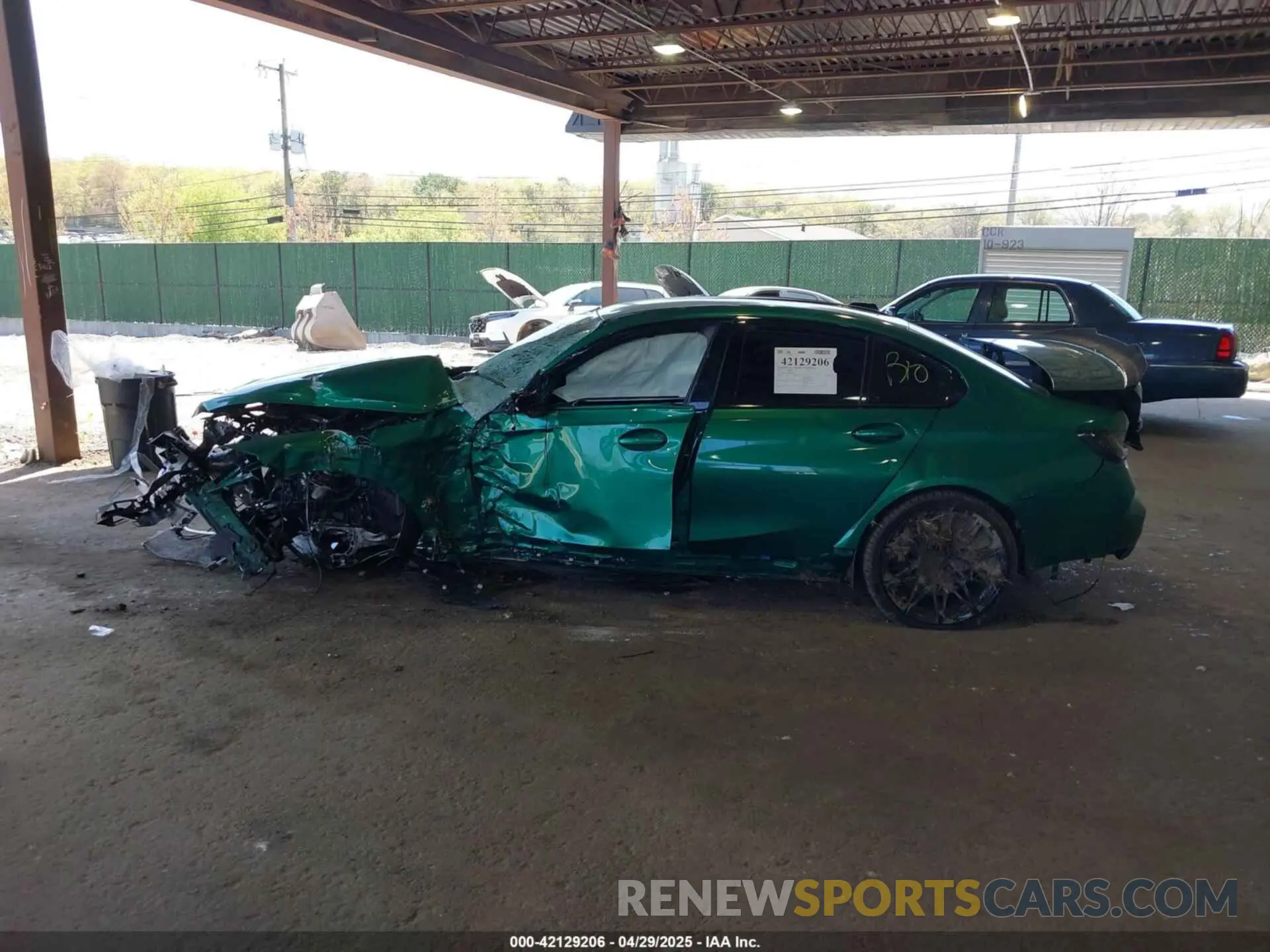 13 Photograph of a damaged car WBS43AY04RFS01910 BMW M3 2024