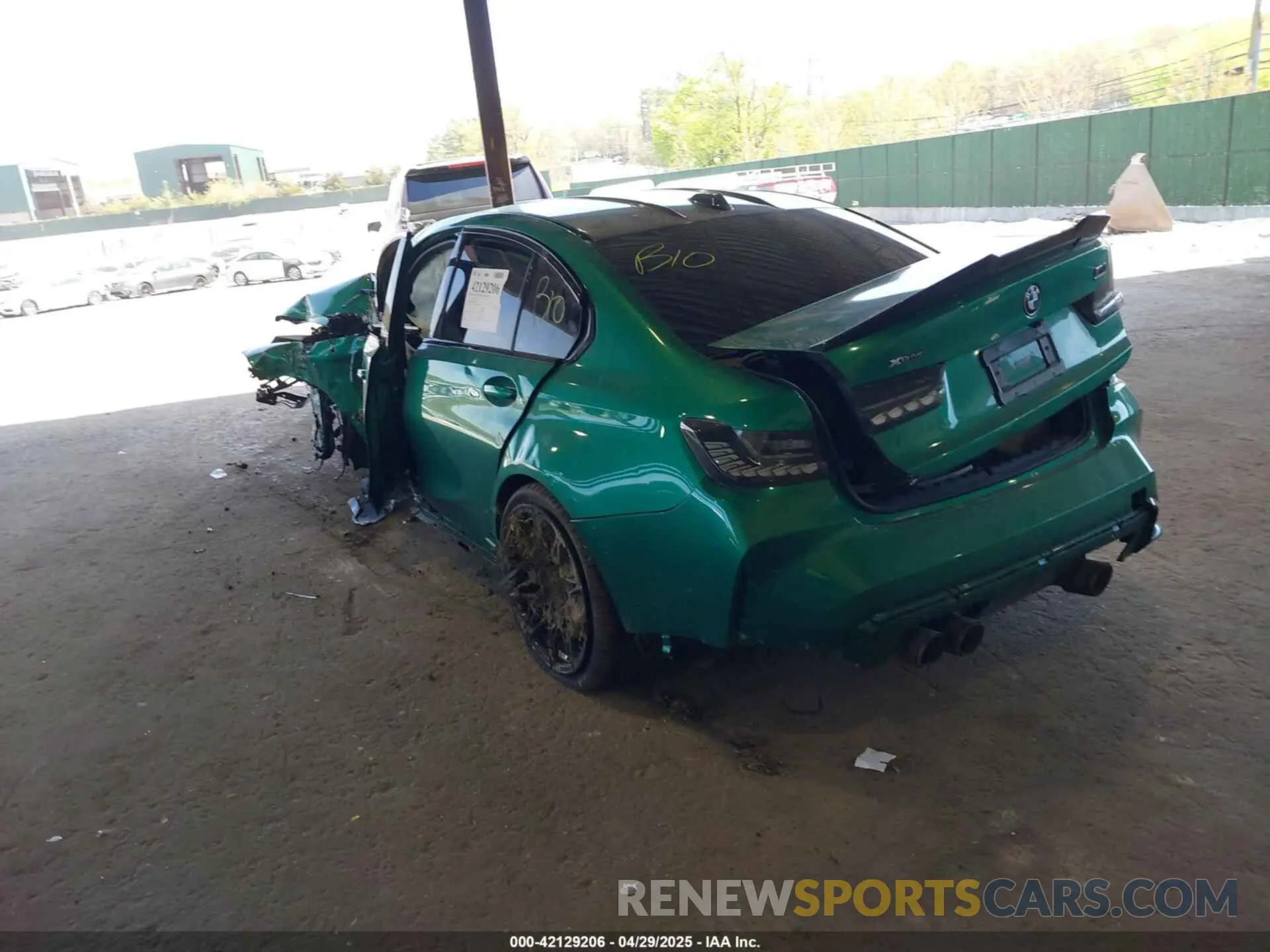 3 Photograph of a damaged car WBS43AY04RFS01910 BMW M3 2024