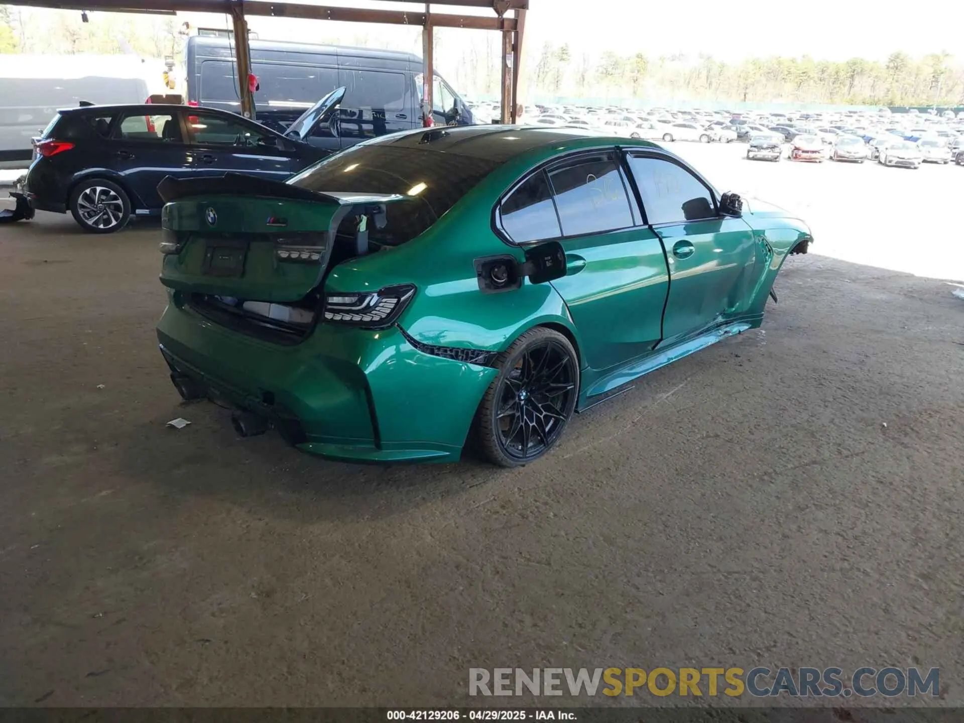 4 Photograph of a damaged car WBS43AY04RFS01910 BMW M3 2024