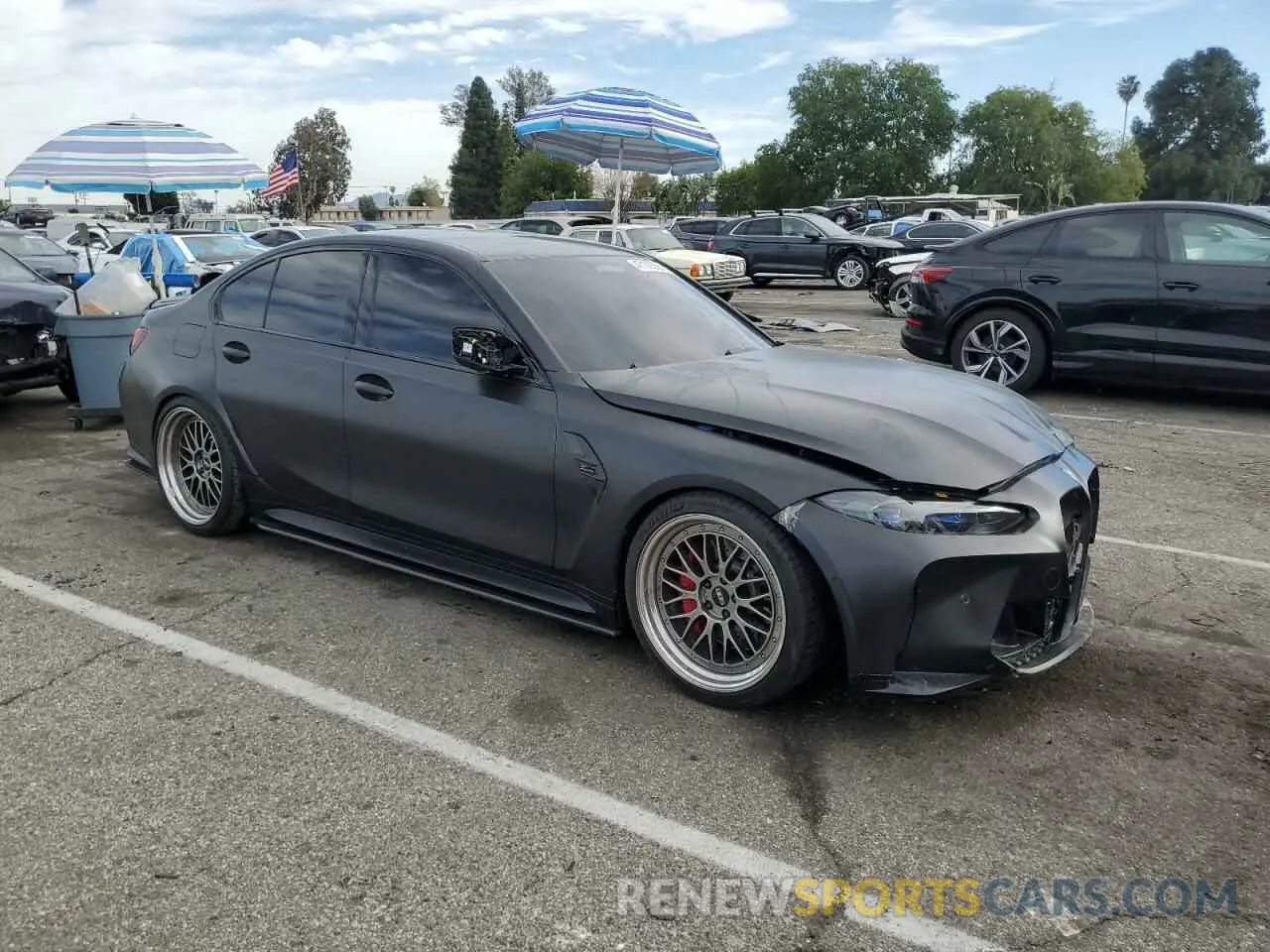 4 Photograph of a damaged car WBS43AY04RFT37132 BMW M3 2024