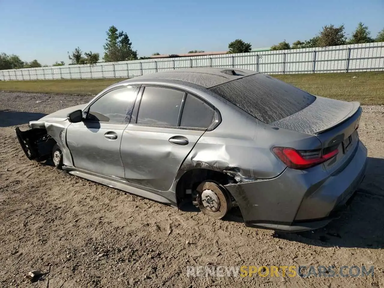 2 Photograph of a damaged car WBS43AY05RFS18375 BMW M3 2024