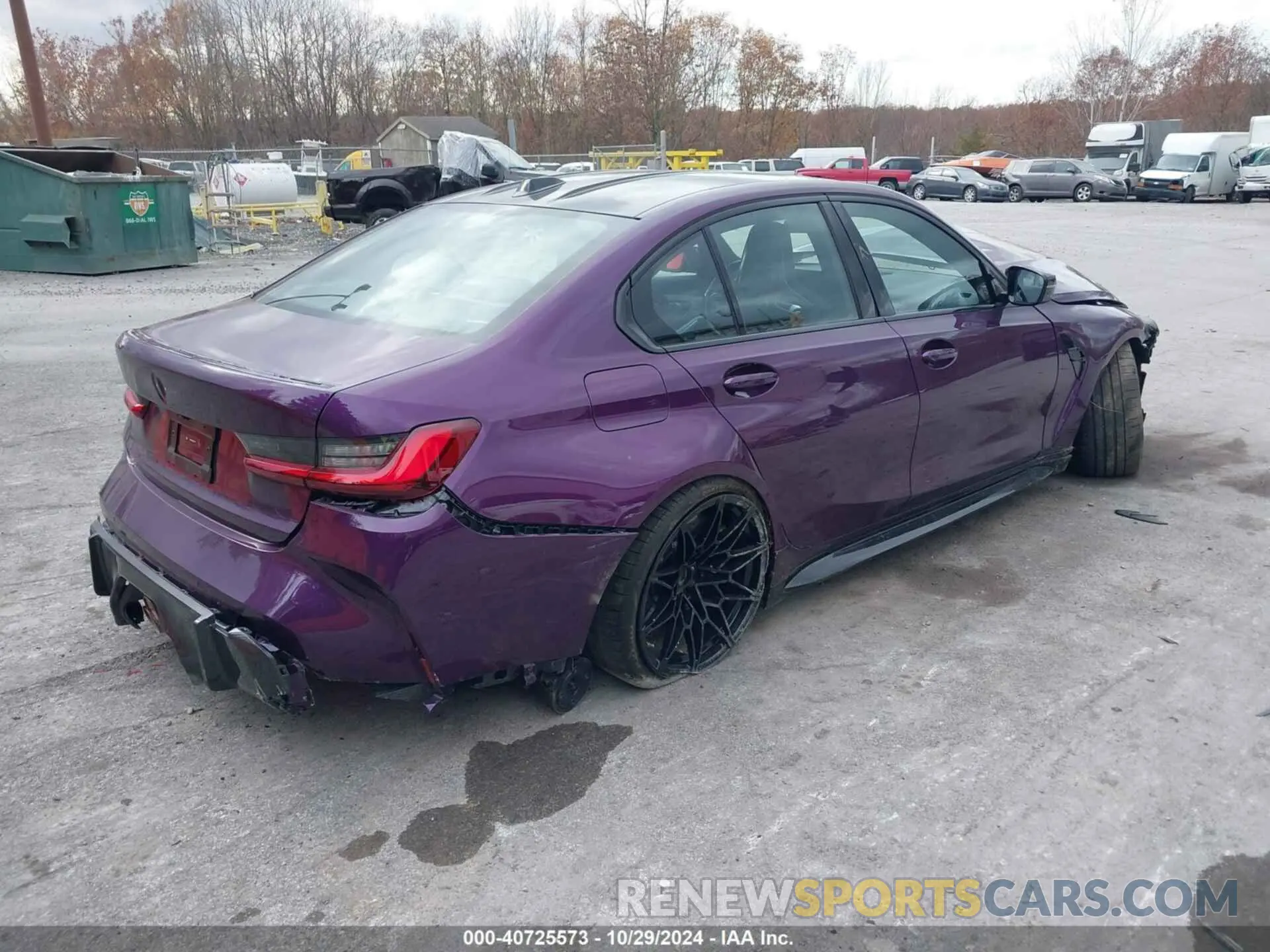 4 Photograph of a damaged car WBS43AY06RFS81453 BMW M3 2024