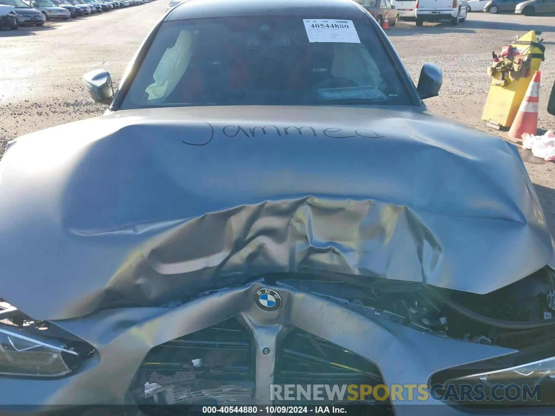 10 Photograph of a damaged car WBS43AY08RFS07581 BMW M3 2024