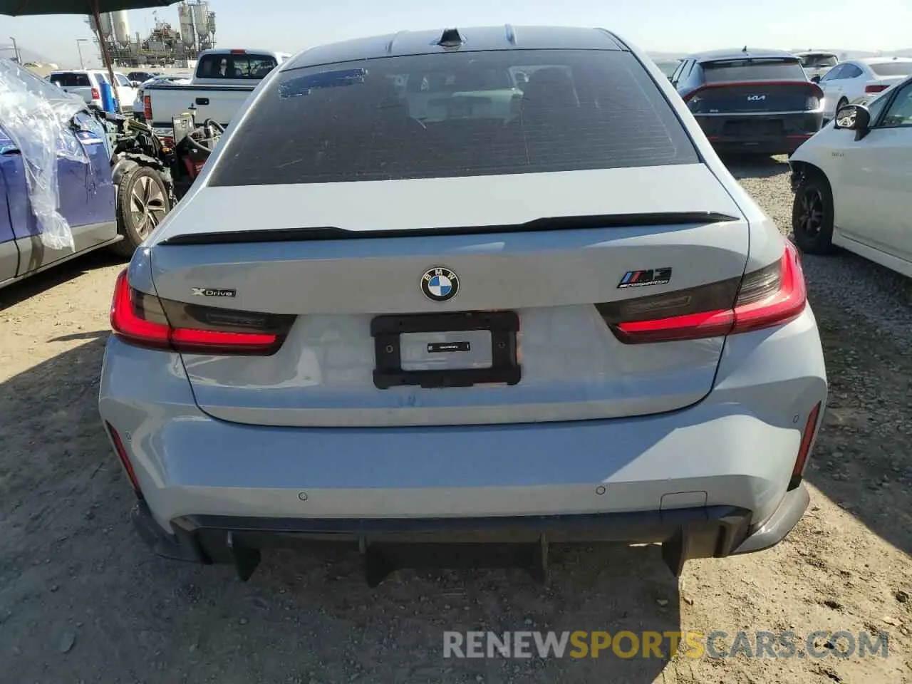 6 Photograph of a damaged car WBS43AY08RFT28739 BMW M3 2024
