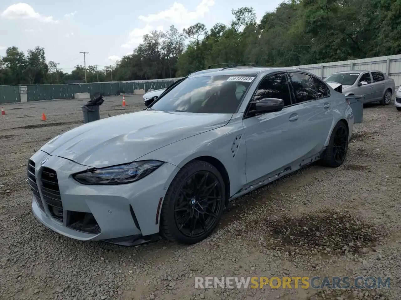 1 Photograph of a damaged car WBS43AY08RFT30099 BMW M3 2024