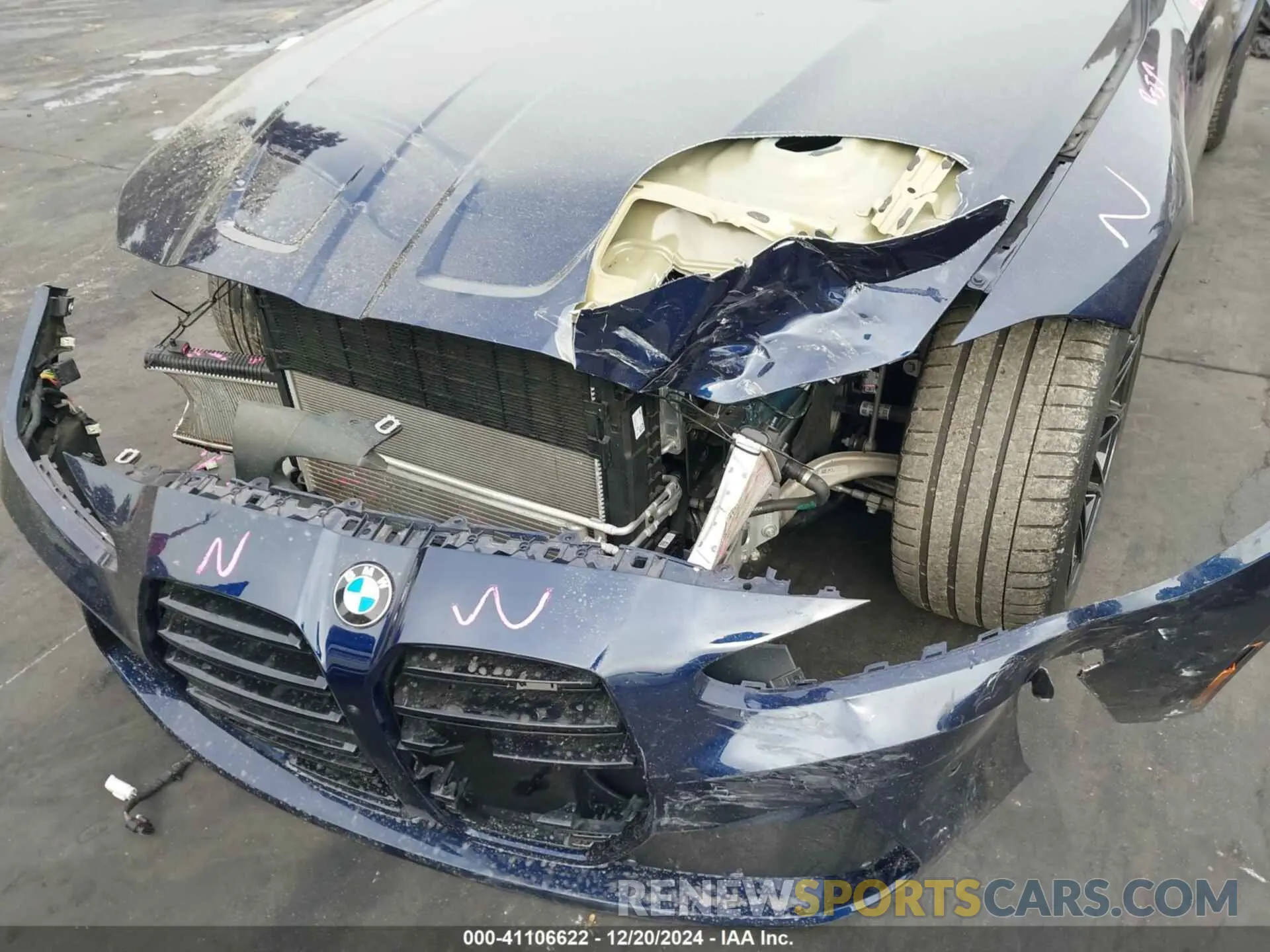 19 Фотография поврежденного автомобиля WBS43AY09RFR69009 BMW M3 2024
