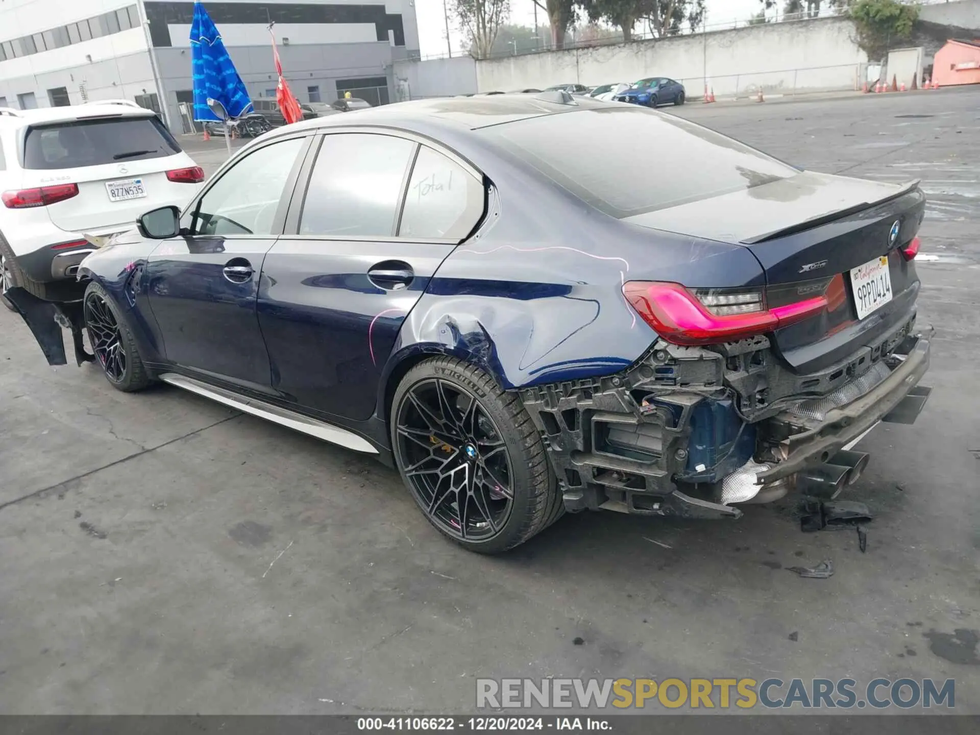 3 Фотография поврежденного автомобиля WBS43AY09RFR69009 BMW M3 2024