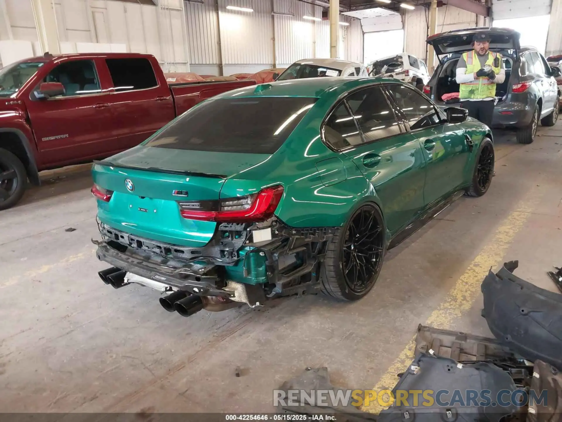 4 Photograph of a damaged car WBS43AY0XRFT45221 BMW M3 2024