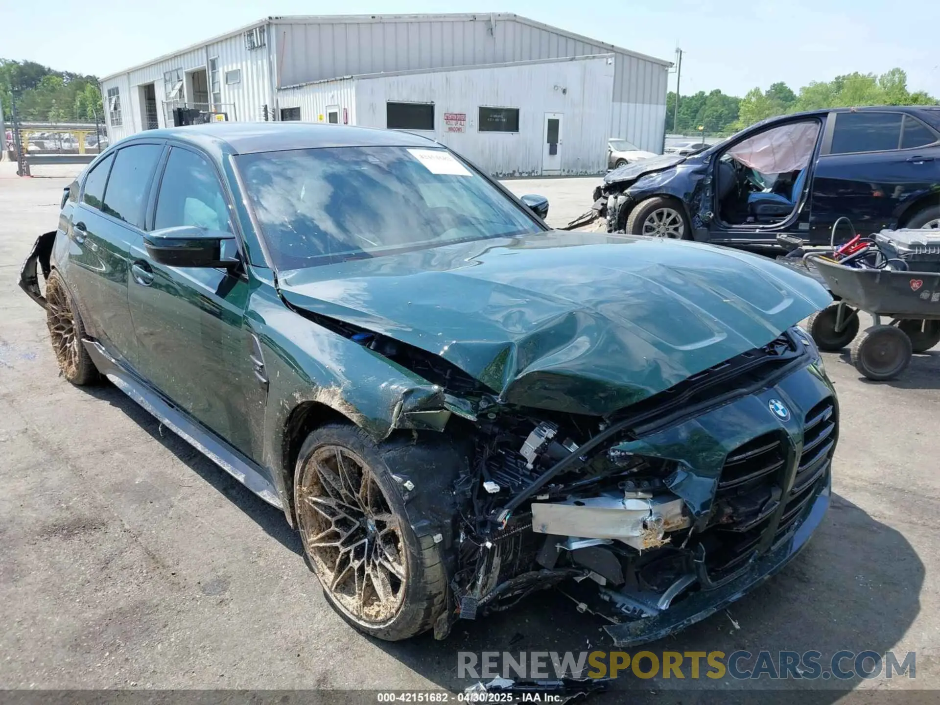 1 Photograph of a damaged car WBS53AY01RFT48402 BMW M3 2024