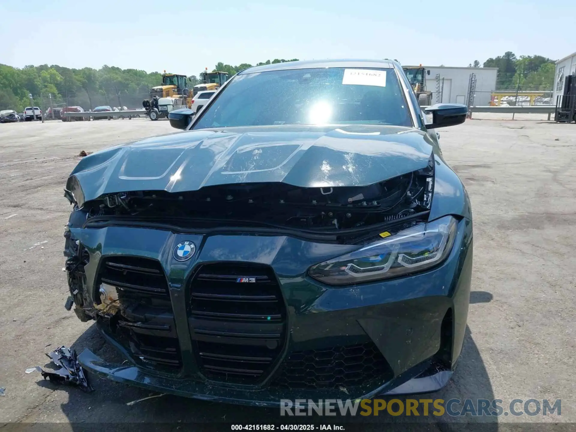 12 Photograph of a damaged car WBS53AY01RFT48402 BMW M3 2024