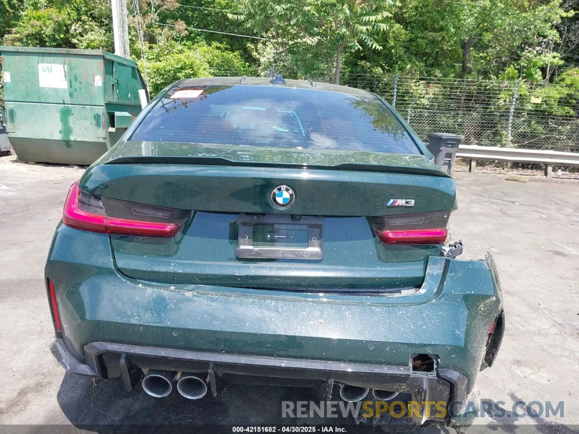 16 Photograph of a damaged car WBS53AY01RFT48402 BMW M3 2024