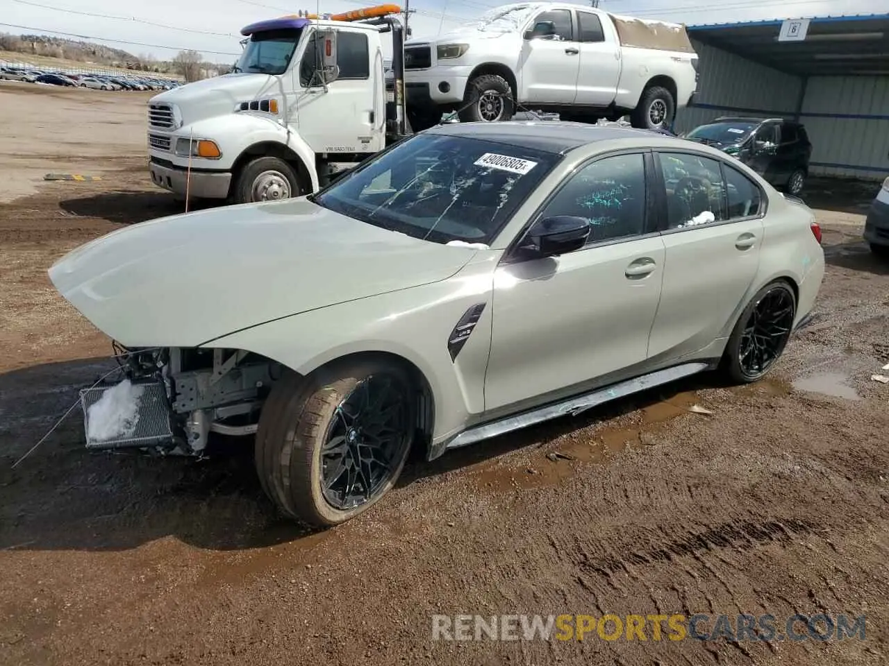 1 Photograph of a damaged car WBS53AY02RFS44632 BMW M3 2024
