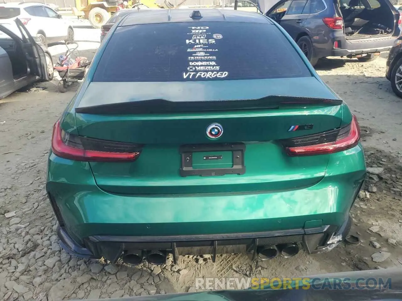 6 Photograph of a damaged car WBS53AY05RFS94439 BMW M3 2024