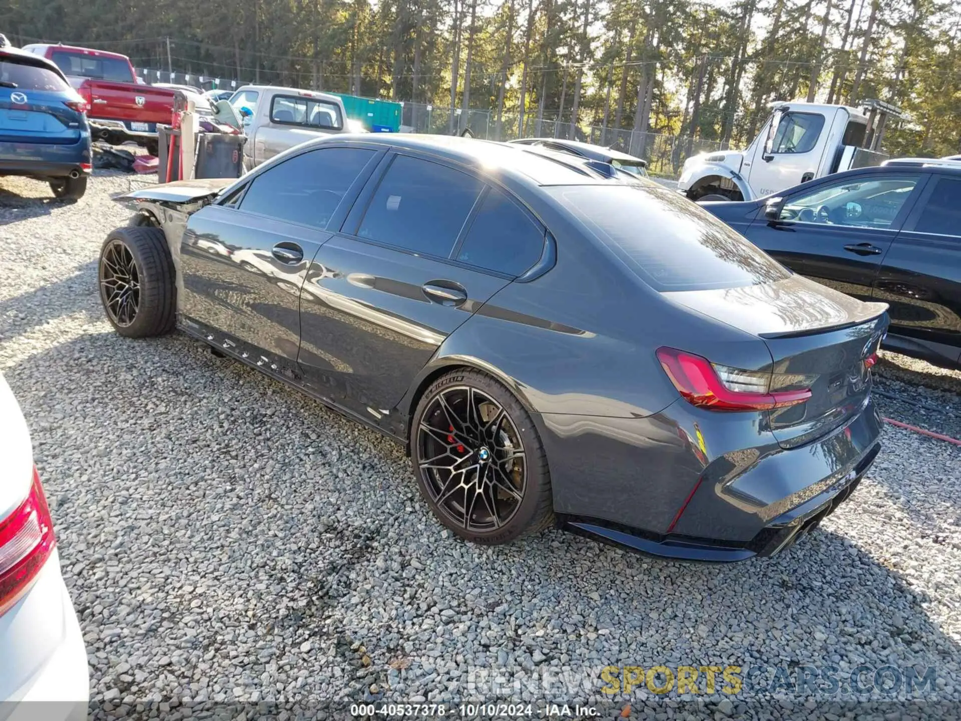 3 Photograph of a damaged car WBS53AY08RFT07247 BMW M3 2024