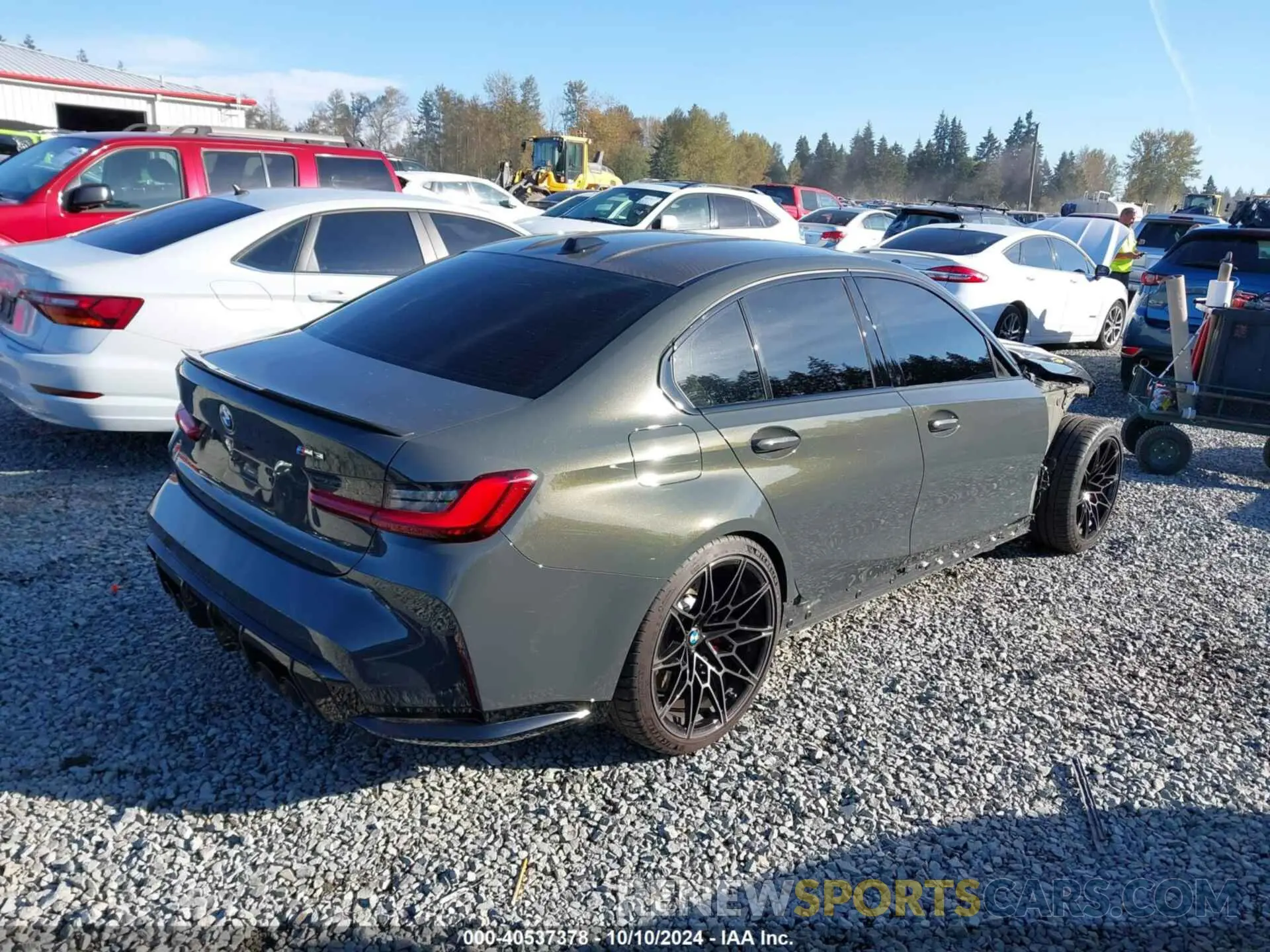 4 Photograph of a damaged car WBS53AY08RFT07247 BMW M3 2024