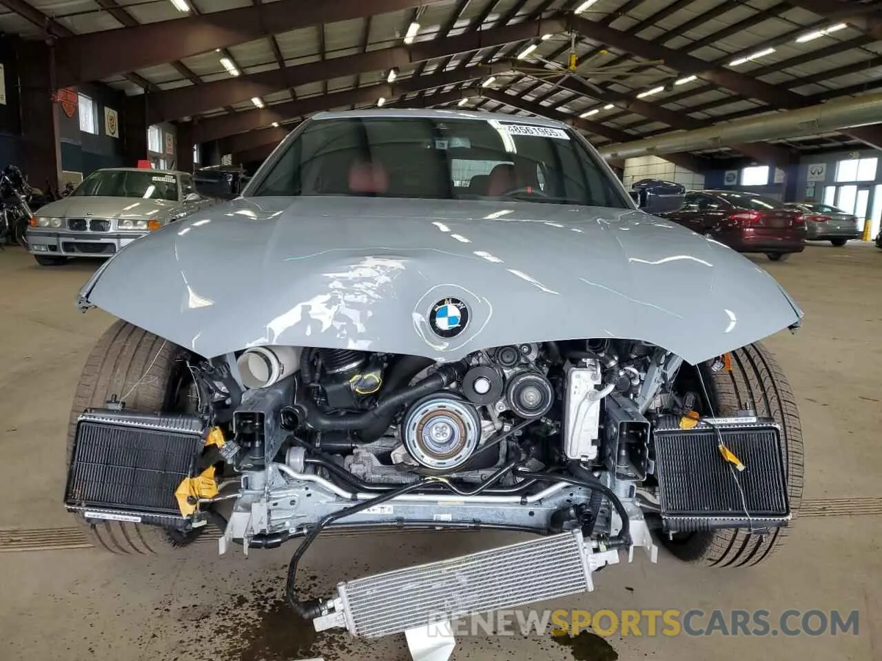 5 Photograph of a damaged car 3MW69FT03S8E94648 BMW M3 2025