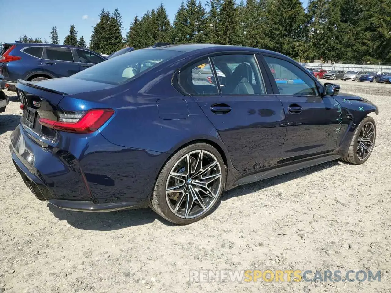 3 Photograph of a damaged car WBS23HJ05SFU55383 BMW M3 2025