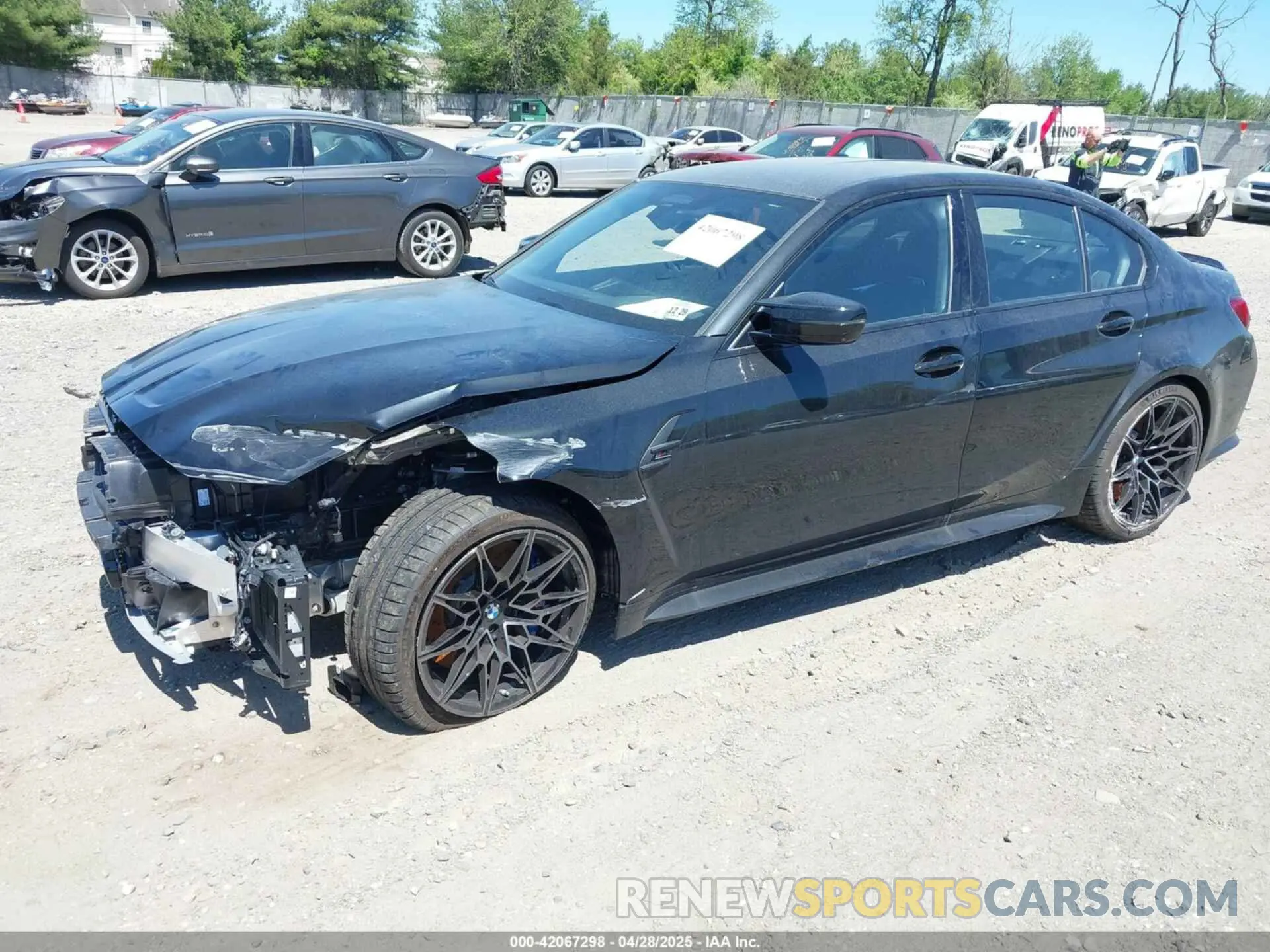 2 Photograph of a damaged car WBS33HJ05SFU14546 BMW M3 2025