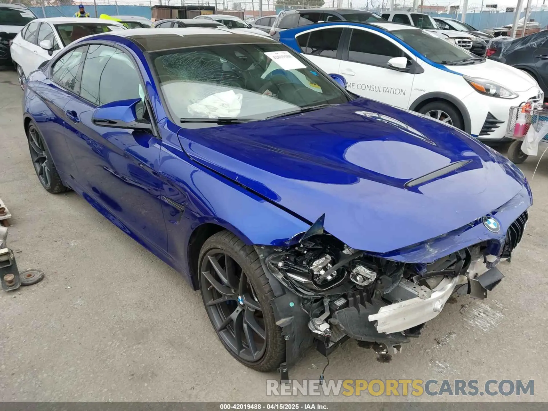1 Фотография поврежденного автомобиля WBS3S7C02LAH85093 BMW M4 2020