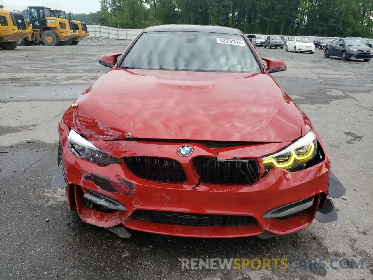 5 Photograph of a damaged car WBS4Y9C00LFH39876 BMW M4 2020