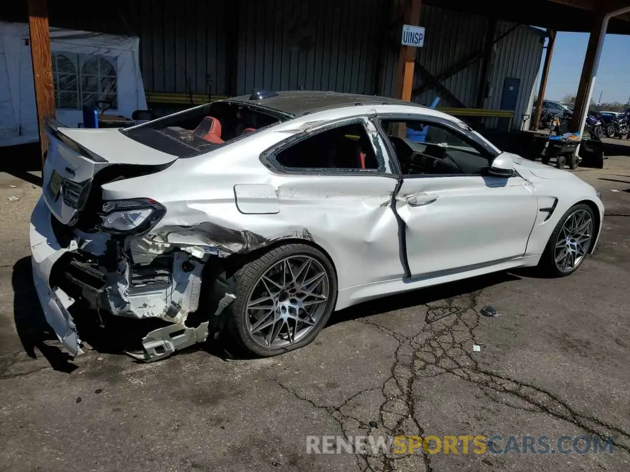 3 Photograph of a damaged car WBS4Y9C0XLAH83140 BMW M4 2020