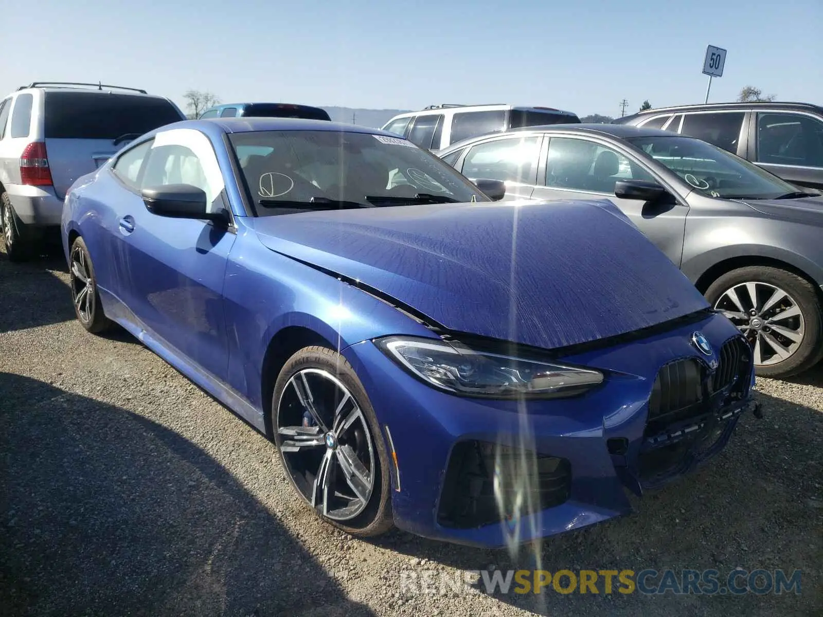1 Photograph of a damaged car WBA13AR02MCF26784 BMW M4 2021