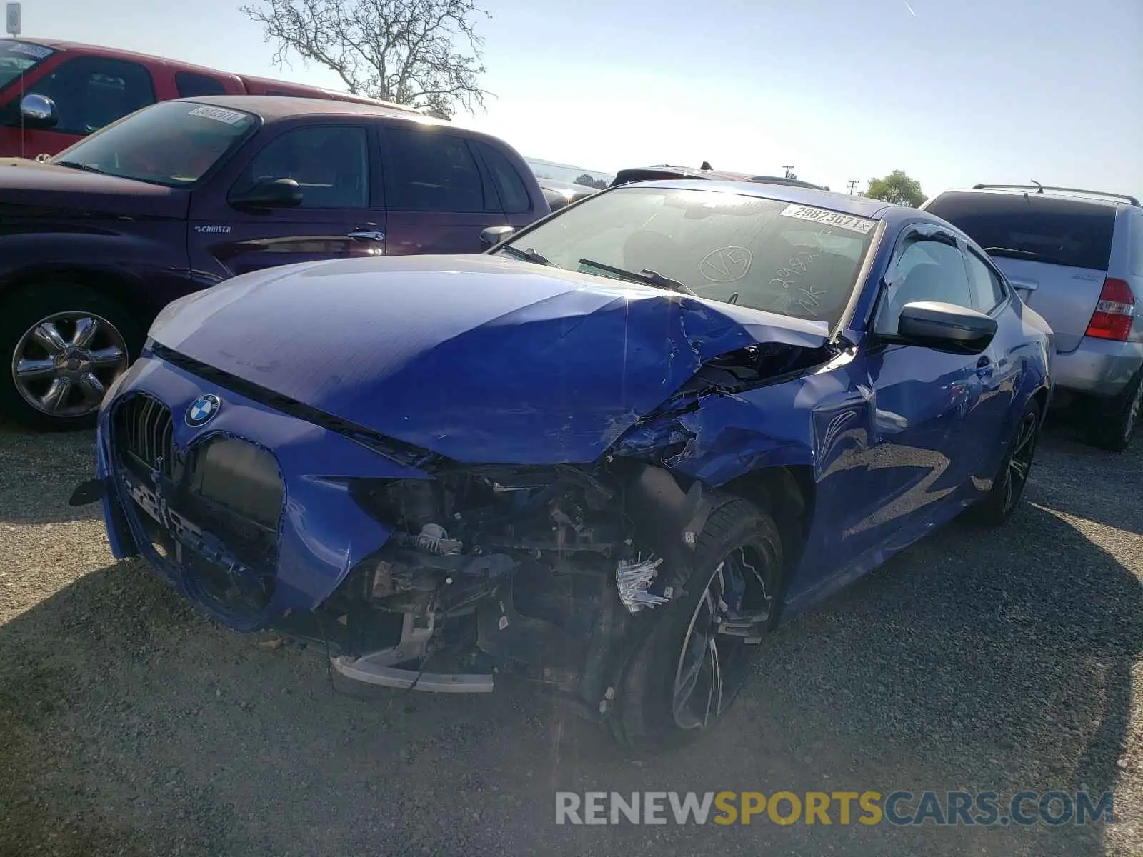 2 Photograph of a damaged car WBA13AR02MCF26784 BMW M4 2021