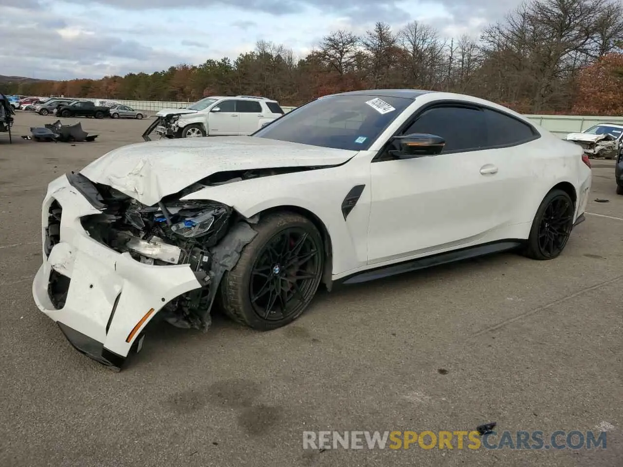 1 Фотография поврежденного автомобиля WBS33AZ0XMCG66070 BMW M4 2021
