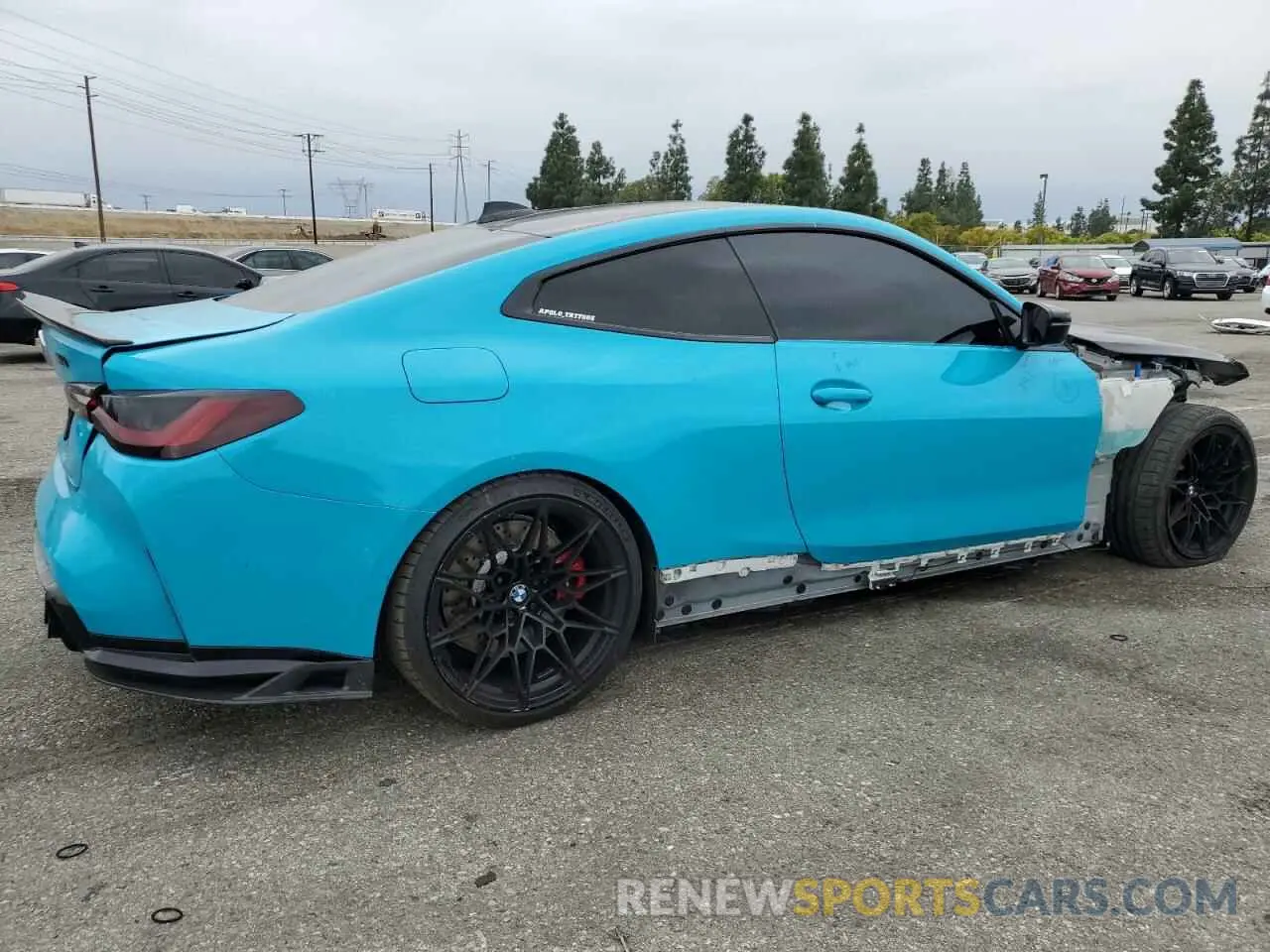 3 Photograph of a damaged car WBS53AZ0XMCG52209 BMW M4 2021