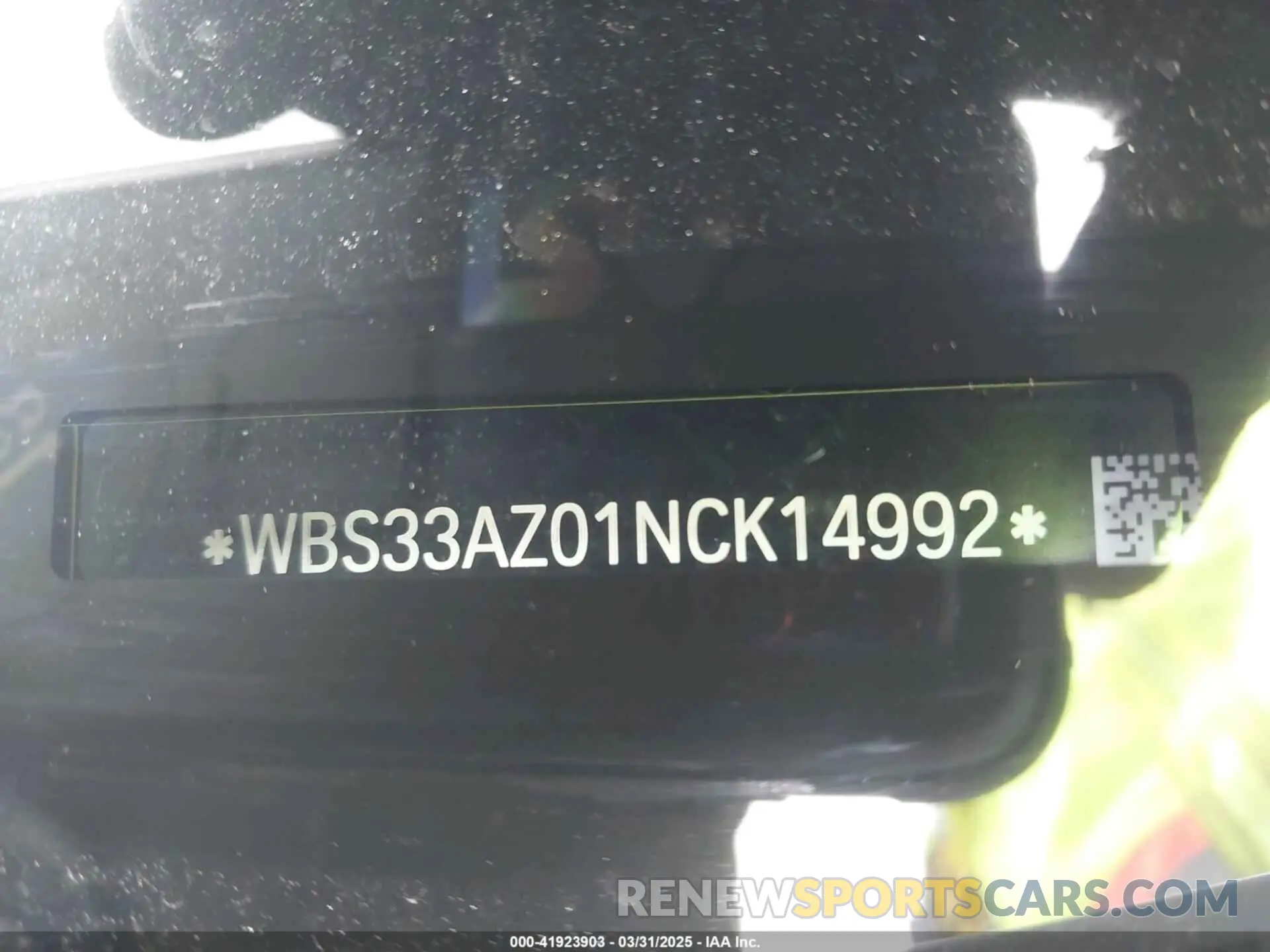 17 Фотография поврежденного автомобиля WBS33AZ01NCK14992 BMW M4 2022