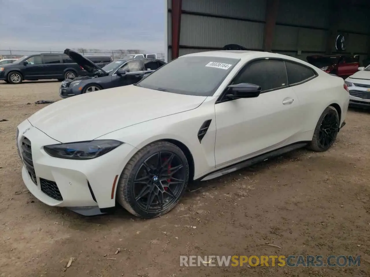 1 Photograph of a damaged car WBS33AZ06NCK00344 BMW M4 2022