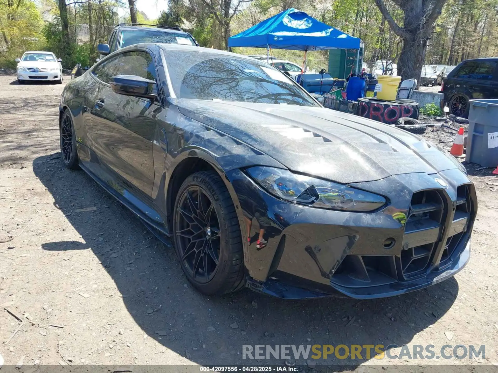 1 Photograph of a damaged car WBS43AZ00NCJ14080 BMW M4 2022