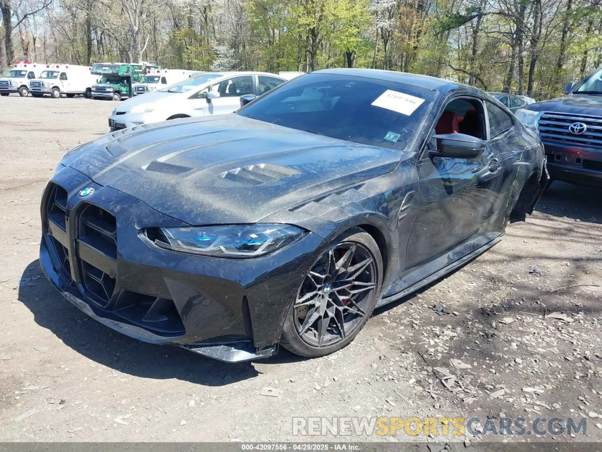 2 Photograph of a damaged car WBS43AZ00NCJ14080 BMW M4 2022