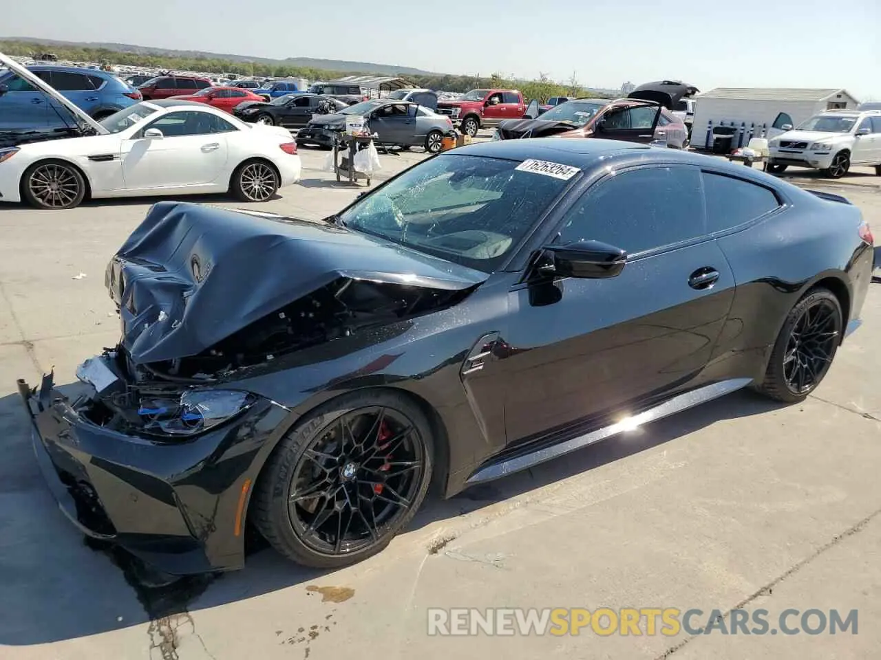 1 Photograph of a damaged car WBS43AZ01NCH67522 BMW M4 2022