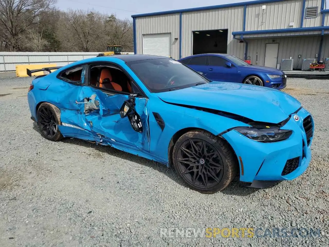 4 Photograph of a damaged car WBS43AZ01NCK81354 BMW M4 2022